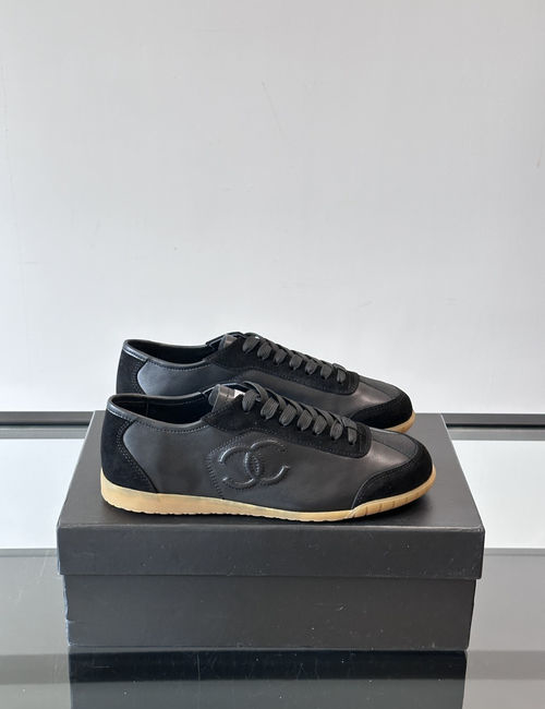 Chanel Genuine Leather Casual Comfort Sneakers