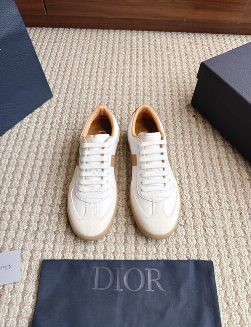 Christian Dior CD B01 Cowhide Leather Sneakers