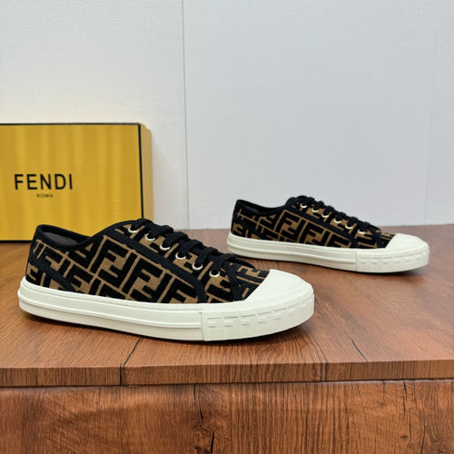 Fendi Match FF Jacquard Breathable Sneakers