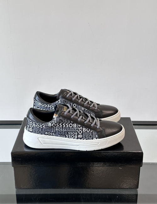 Hugo Boss Sneakers With Leather Upper And Rubber Outsole