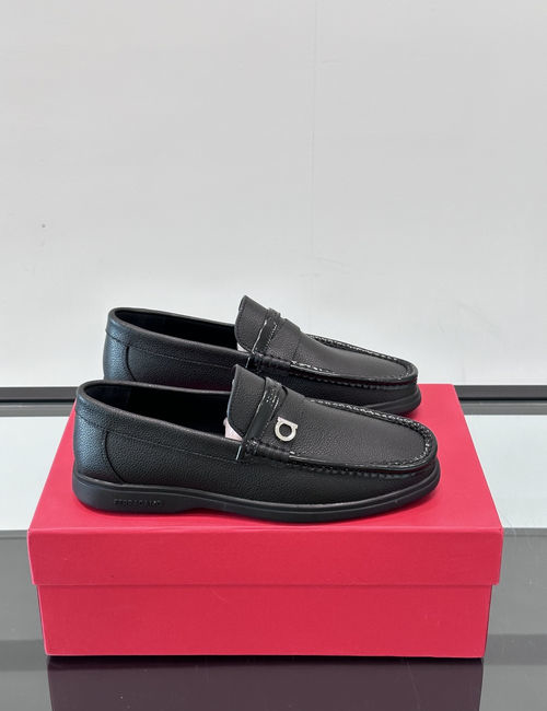 Ferragamo Genuine Leather Casual Dress Shoes