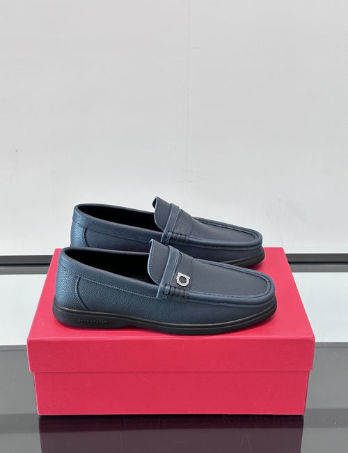 Ferragamo Genuine Leather Casual Dress Shoes