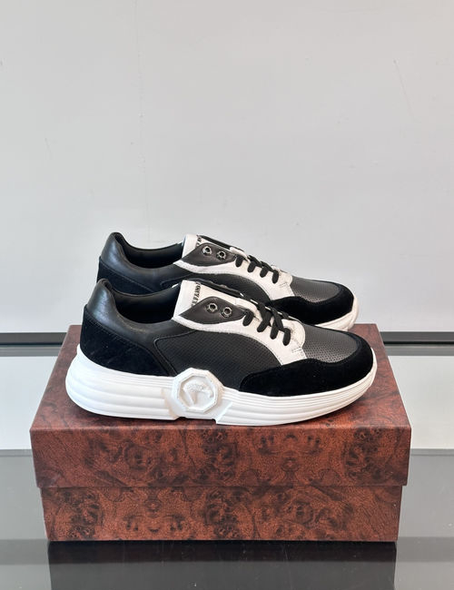 Stefano Ricci Perforated Leather Sneakers Breathable Stylish