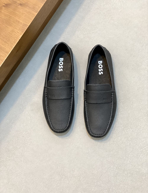 Hugo Boss High-Quality Driving Shoes With Full Packaging