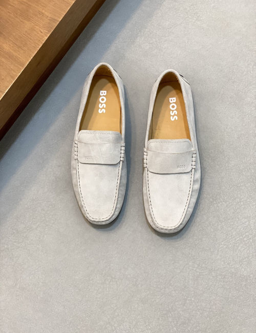 Hugo Boss High-Quality Driving Shoes With Full Packaging