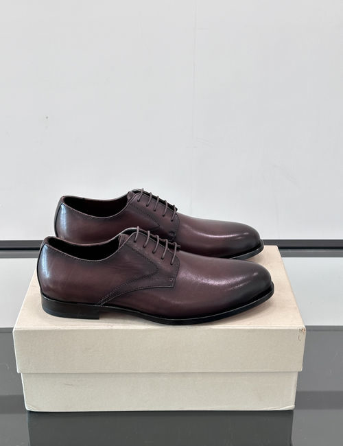 Santoni Cowhide Leather Sole Dress Shoes
