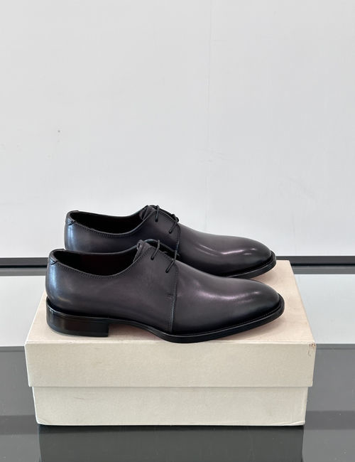 Santoni Cowhide Leather Sole Dress Shoes
