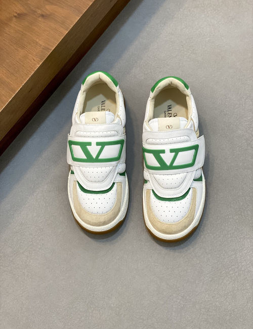 Valentino Velcro Low-top Leather Sports Shoes