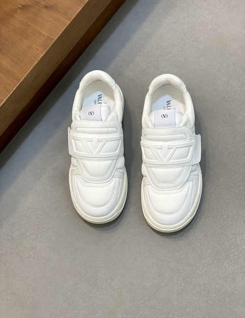 Valentino Velcro Low-top Leather Sports Shoes