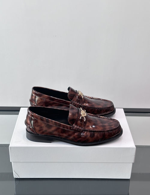 Versace Classic Business Dress Shoes With Cowhide Upper
