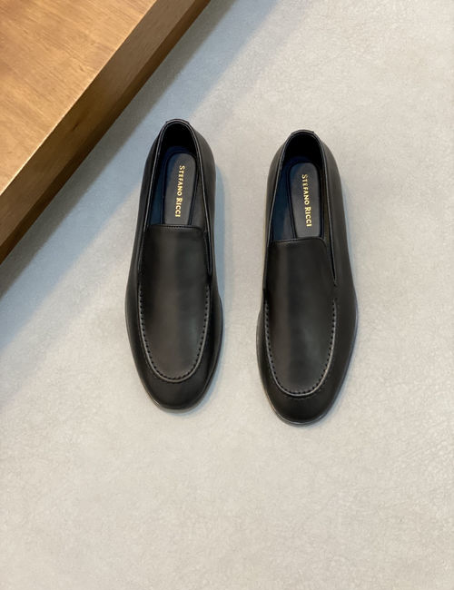 Stefano Ricci Formal Casual Leather Shoes With Buckle