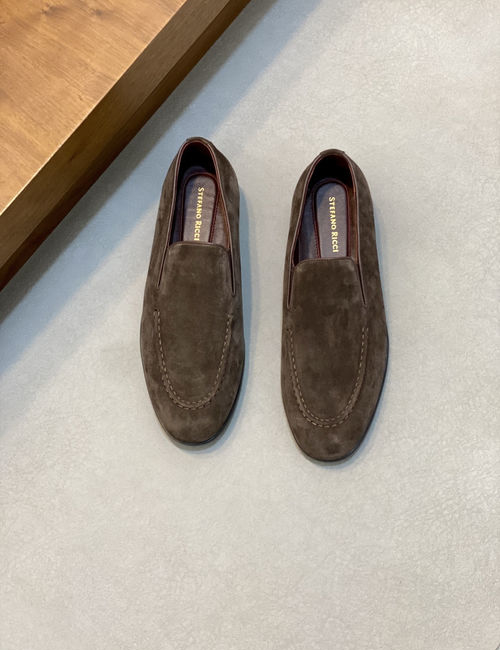 Stefano Ricci Formal Casual Leather Shoes With Buckle