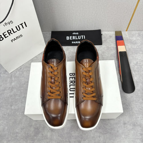 Berluti Stellar Scritto Pattern Casual Sneakers