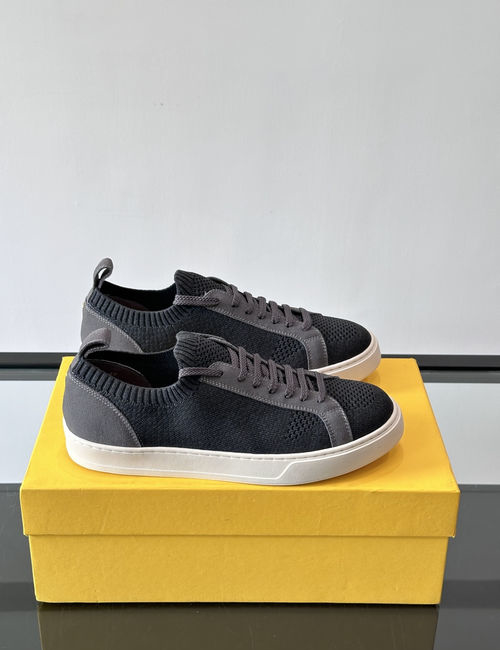 Doucals Handmade Knitted Upper Casual Shoes