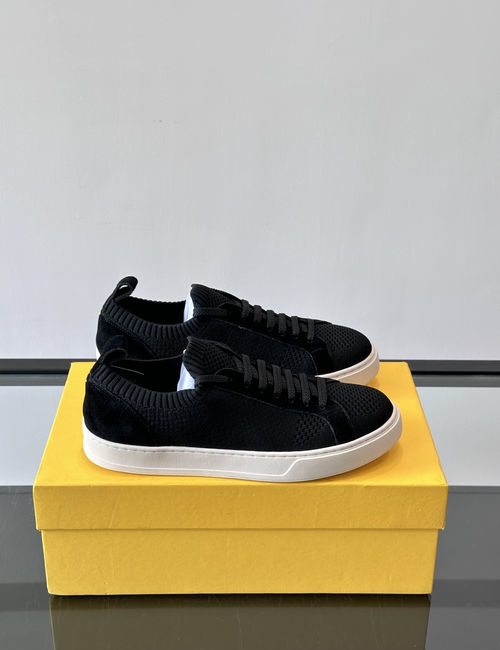 Doucals Handmade Knitted Upper Casual Shoes