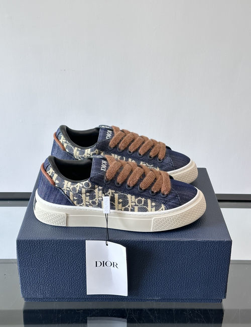 Christian Dior CD B33 Oblique Printed Leather Sneakers