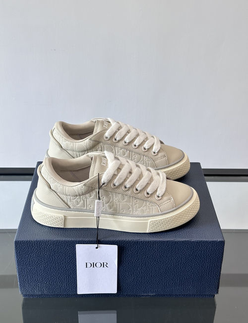 Christian Dior CD B33 Oblique Printed Leather Sneakers