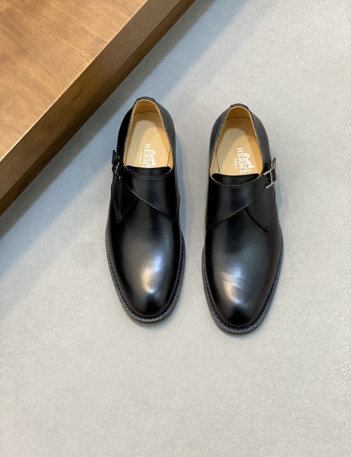 Hermes GAME Slip-on Loafers Matte Suede calfskin