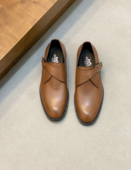 Hermes GAME Slip-on Loafers Matte Suede calfskin