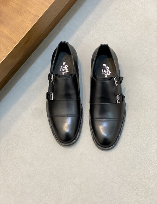 Hermes GAME Slip-on Loafers Matte Suede calfskin