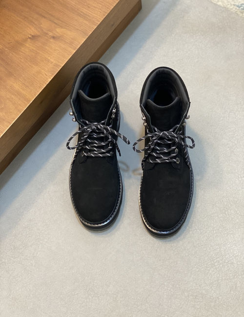 Moncler Leather Casual Sneakers With Rubber Soles
