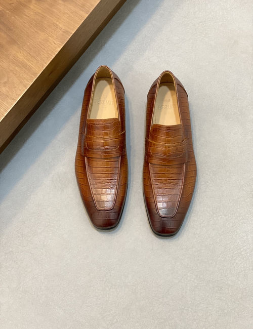 Berluti Formal Leather Shoes Hand-colored Leather Sole