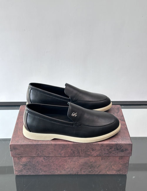Stefano Ricci Soft Leather Loafers With Pendant Buckle