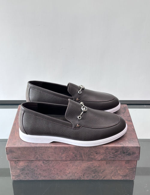 Stefano Ricci Soft Leather Loafers With Pendant Buckle