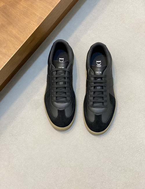 Christian Dior CD Oblique Jacquard Casual Sneakers With Suede Trim