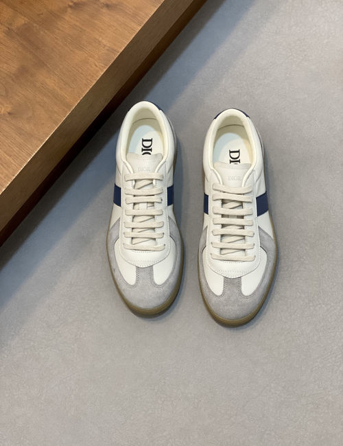 Christian Dior CD Oblique Jacquard Casual Sneakers With Suede Trim