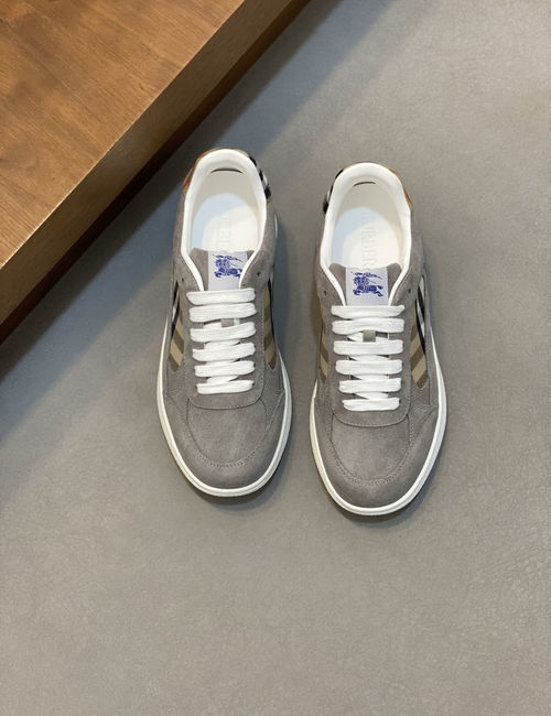 Burberry Check Terrace Casual Sneakers With EKD Detail