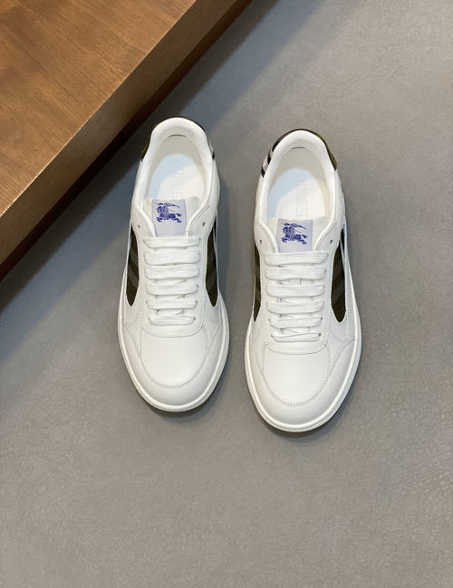 Burberry Check Terrace Casual Sneakers With EKD Detail