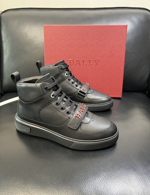 Bally High-top Premium Leather Casual Shoes