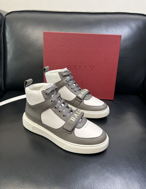 Bally High-top Premium Leather Casual Shoes