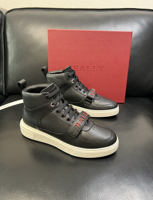 Bally High-top Premium Leather Casual Shoes
