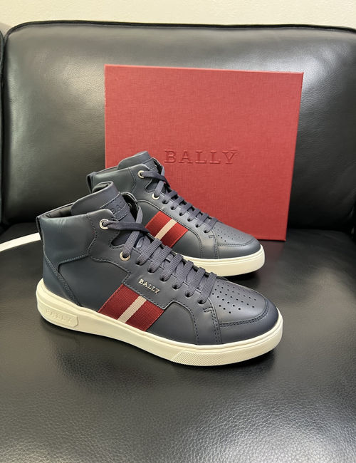 Bally High-top Premium Leather Casual Shoes