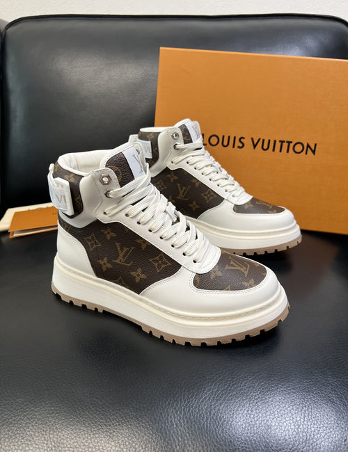 Louis Vuitton LV High-top Boots Colorful Stitching Shoes