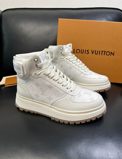 Louis Vuitton LV High-top Boots Colorful Stitching Shoes
