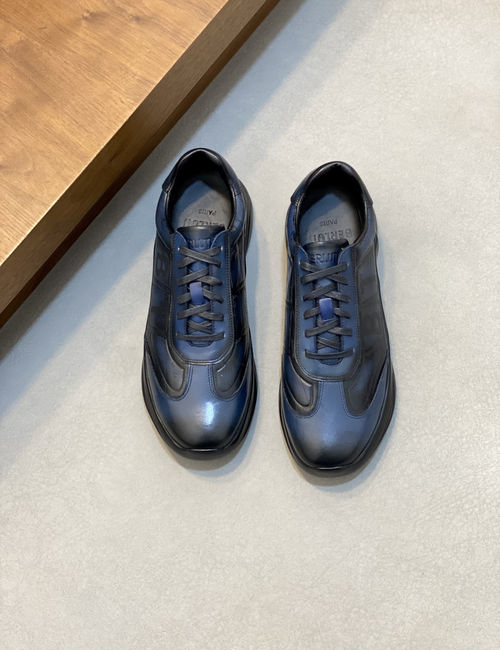 Berluti Low-top Casual Leather Sneakers