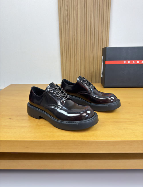 Prada Nappa Cow Leather Dress Shoes