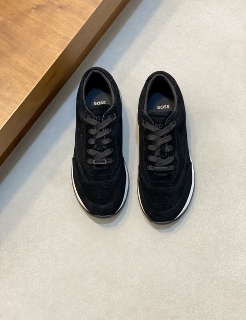 Hugo Boss Nappa Leather Low-top Casual Sneakers