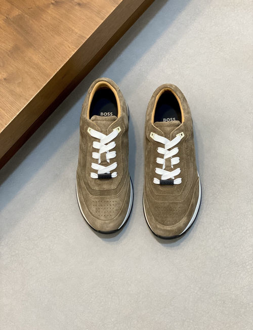 Hugo Boss Nappa Leather Low-top Casual Sneakers