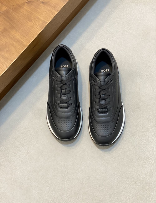 Hugo Boss Nappa Leather Low-top Casual Sneakers
