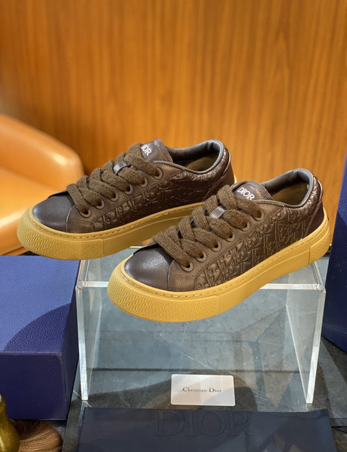 Christian Dior CD B33 Spin Tennis Shoes Cow Leather