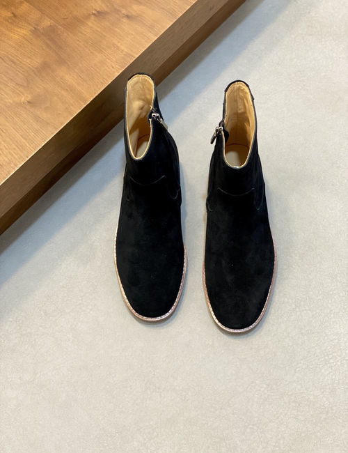 Brunello Cucinelli BC Suede Leather Chelsea Ankle Boots