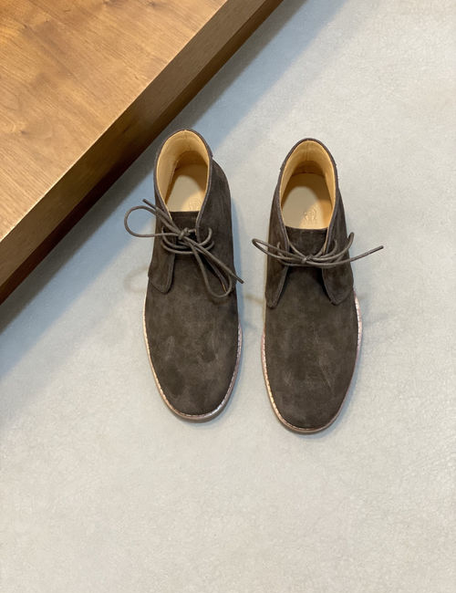 Brunello Cucinelli BC Suede Leather Chelsea Ankle Boots