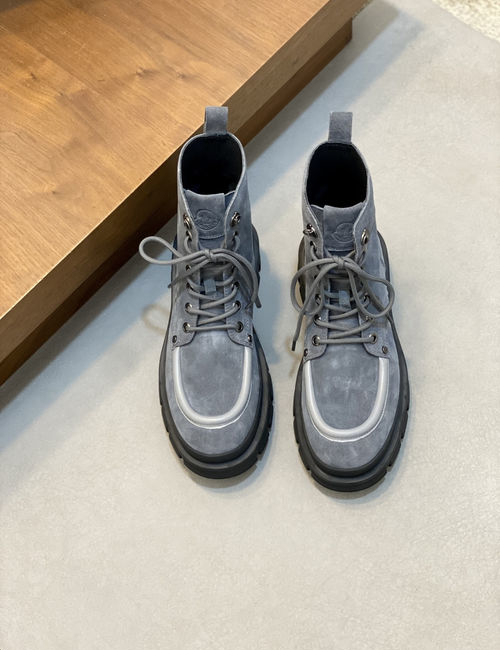 Moncler High-top Suede Leather Hiking Boots