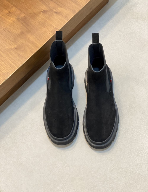 Moncler High-top Suede Leather Hiking Boots