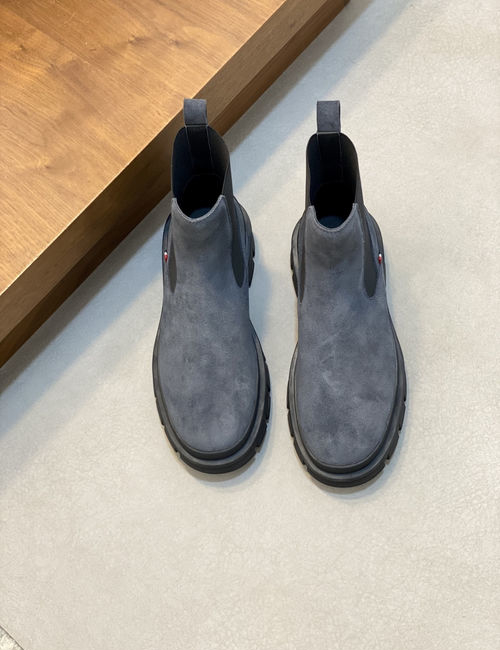 Moncler High-top Suede Leather Hiking Boots