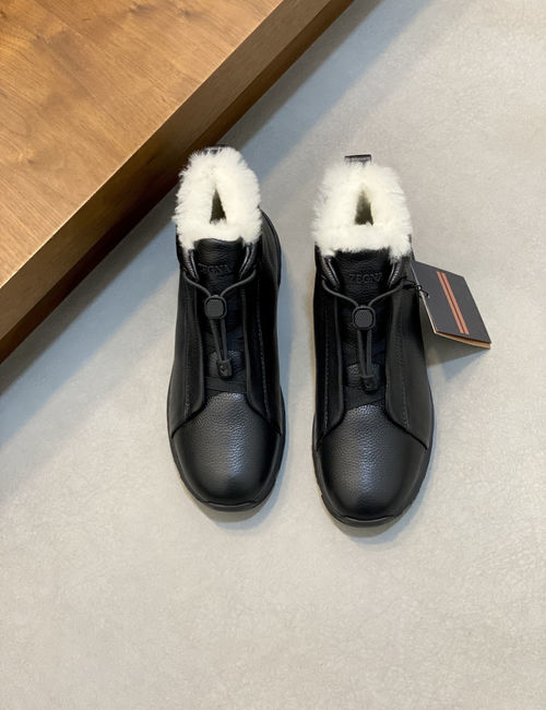 Zegna Triple Stitch Vetta Winter Casual Shoes